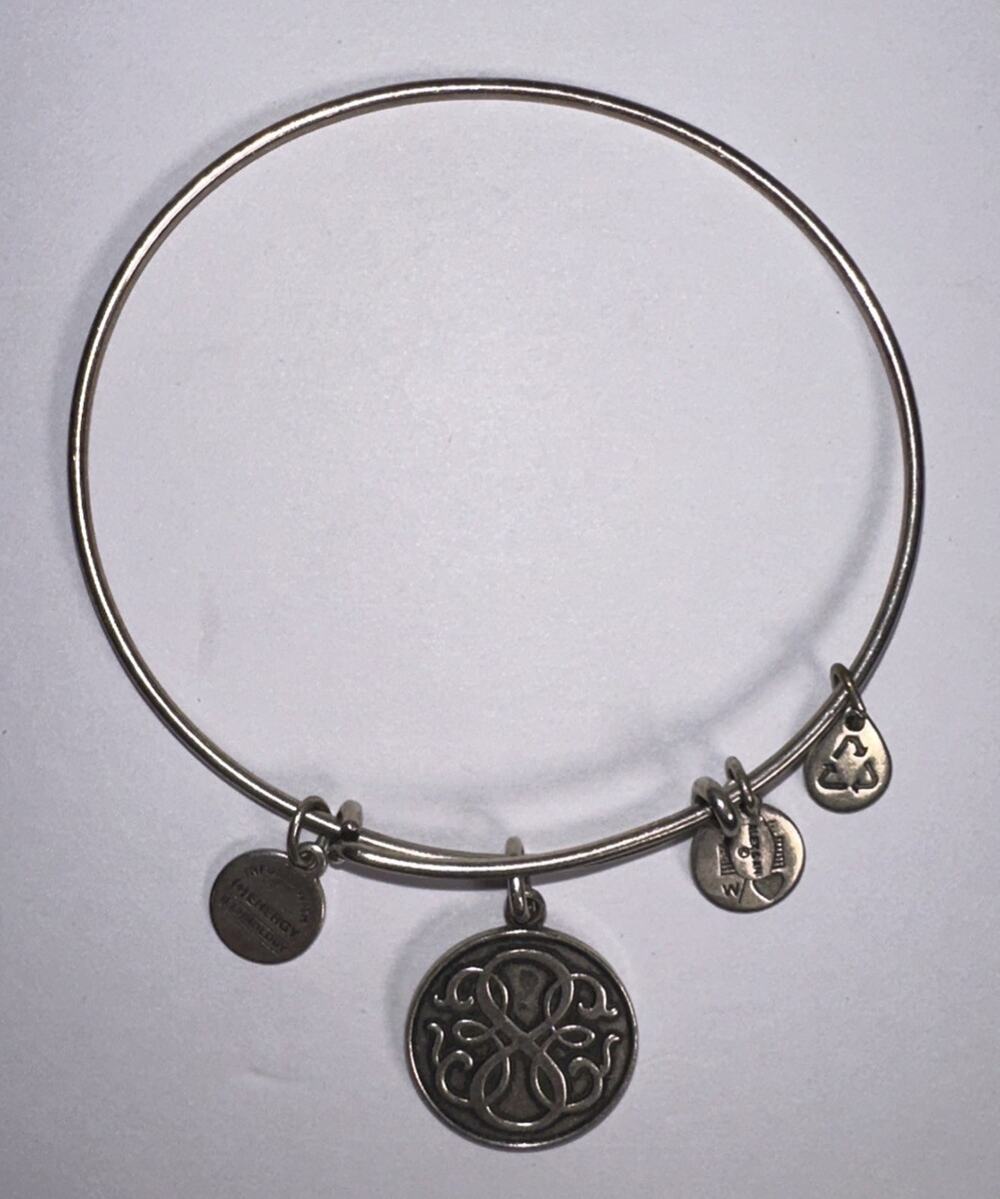 Infinity Loop Silver Charm Bracelet - Rafaelian Silver ALEX AND ANI 2014